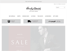 Tablet Screenshot of hardyamies.com.au